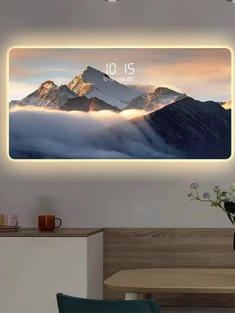 LumiWall™ – Applique Murale LED en Bois, Dimmable, Télécommande, Style Moderne