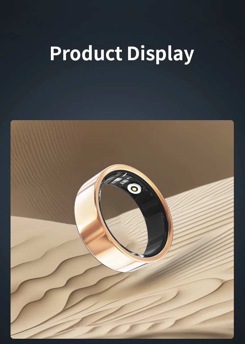 NovaRing X™ Titanium – Smart Ring, Titanium, HR, SpO2, Stress, IP68, 5-7 Days