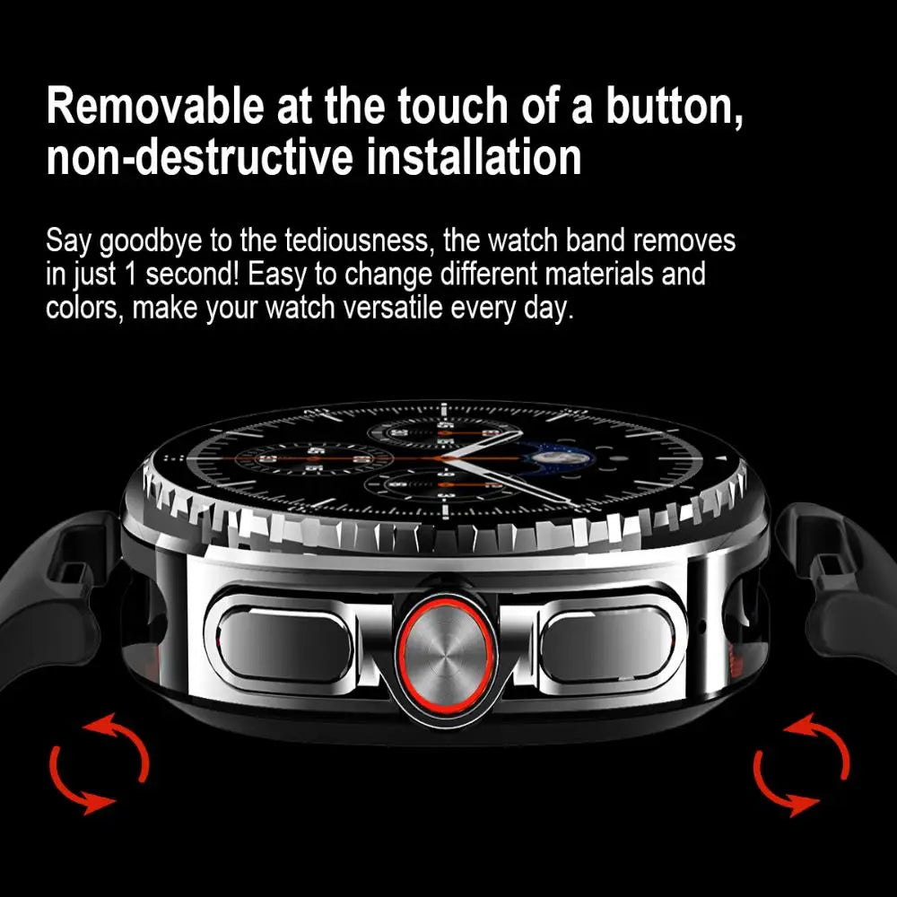 LunaWatch X™ Outdoor – Montre Connectée AMOLED 1.43", 9 Sports, Appels BT, Assistant Vocal, Charge Sans Fil