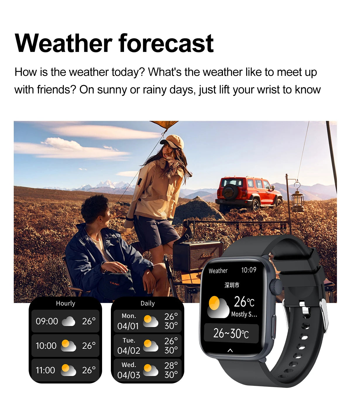 LunaWatch X™ Saphir NFC – Montre Connectée AMOLED 1.81", Saphir, NFC, IP68, GPS, Always On, 27 Bracelets