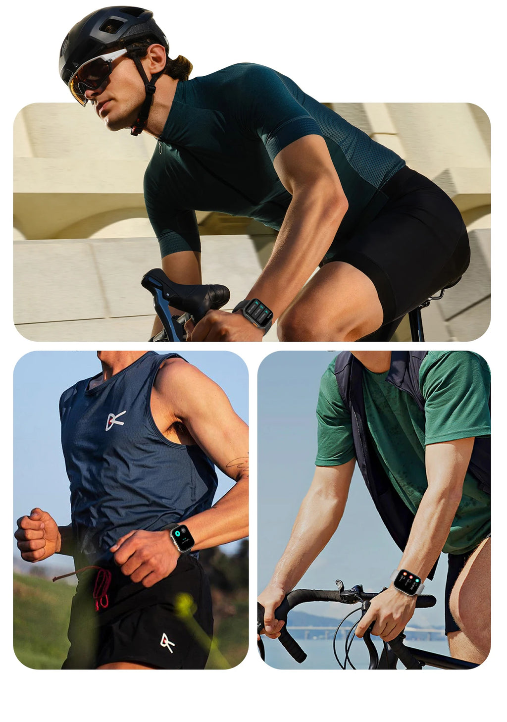 LunaWatch X™ Titan 2.04" – Montre Connectée AMOLED, 1000mAh, Always On, Alexa, IP68, 100+ Sports, 9 Bracelets