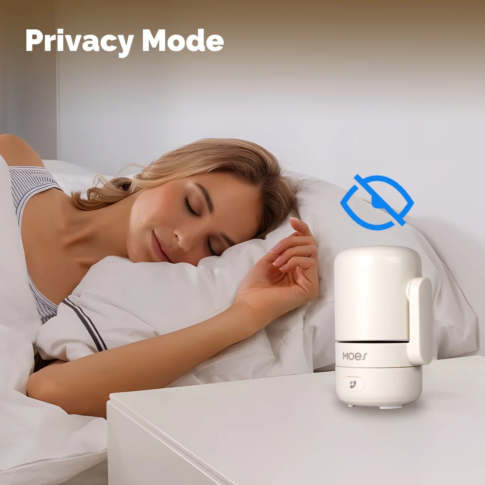 HomeGuard Pro™ – Caméra de Sécurité WiFi Intérieure 4MP, Rotation 360°, Vision Nocturne, Détection Mouvement & Son