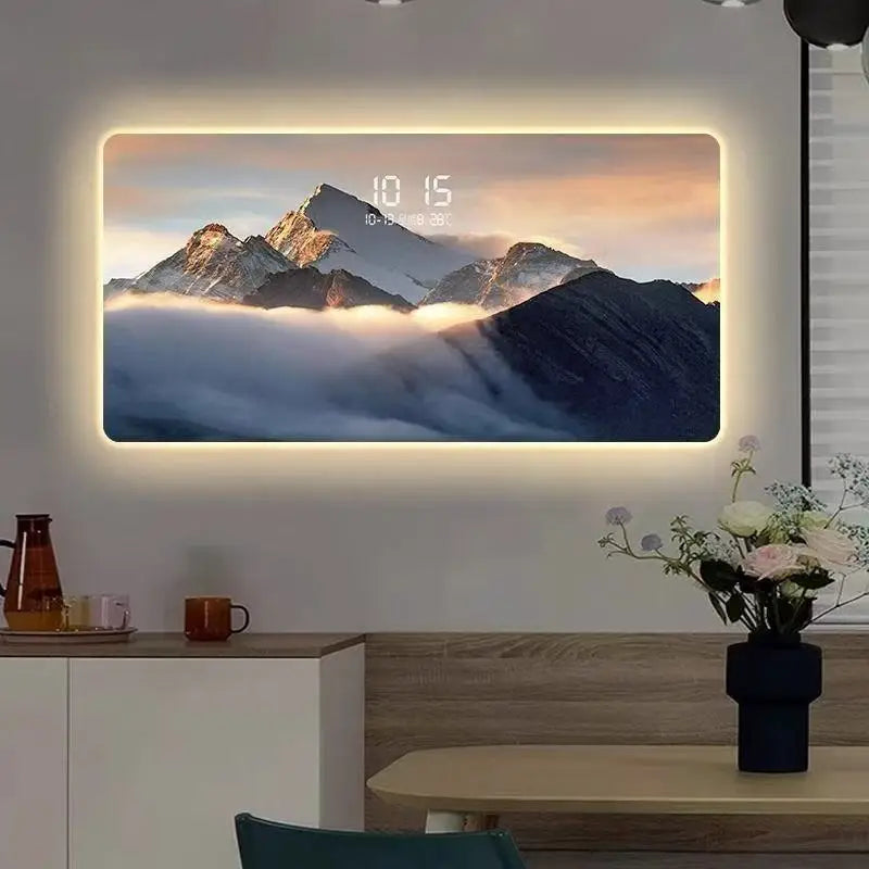 LumiWall™ – Applique Murale LED en Bois, Dimmable, Télécommande, Style Moderne